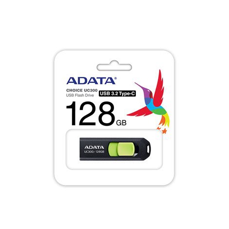 ADATA | FlashDrive | UC300 | 128 GB | USB 3.2 Gen 1 | Black - 2